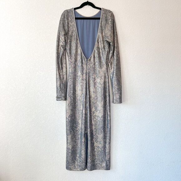 NEW! Dress The Population Emery Metallic Formal Party Sheath Dress, XS - Picture 6 of 8